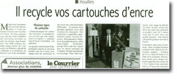 IELO recycle les cartouches d'encre  Houilles